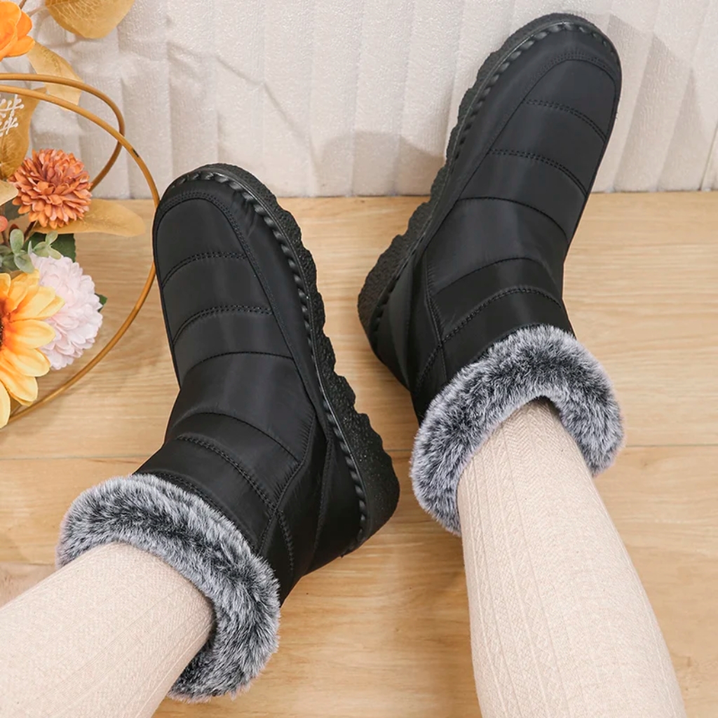 Bota Impermeável Feminina de Inverno Antiderrapante